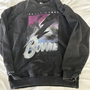 david bowie crewneck sweatshirt
